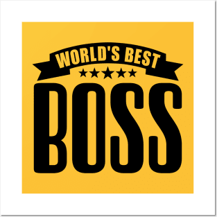 World's Best Boss Posters and Art